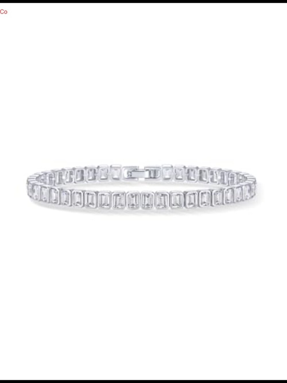 14K Gold Plated Tennis Bracelet Bezel Set CZ 6.5"